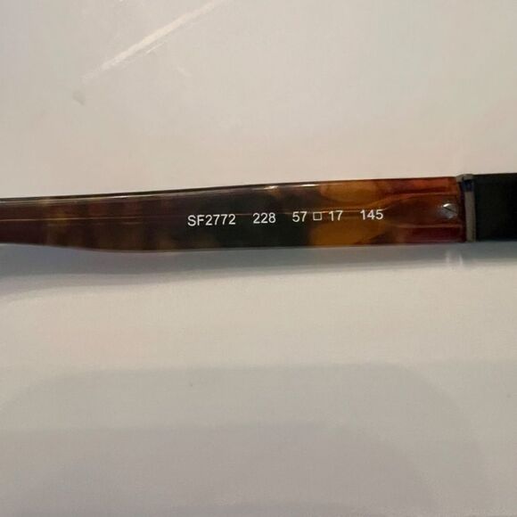 Men's Salvatore Ferragamo SF2772 57/17/145 Tortoise Eyeglasses Glasses Frame - Picture 8 of 8